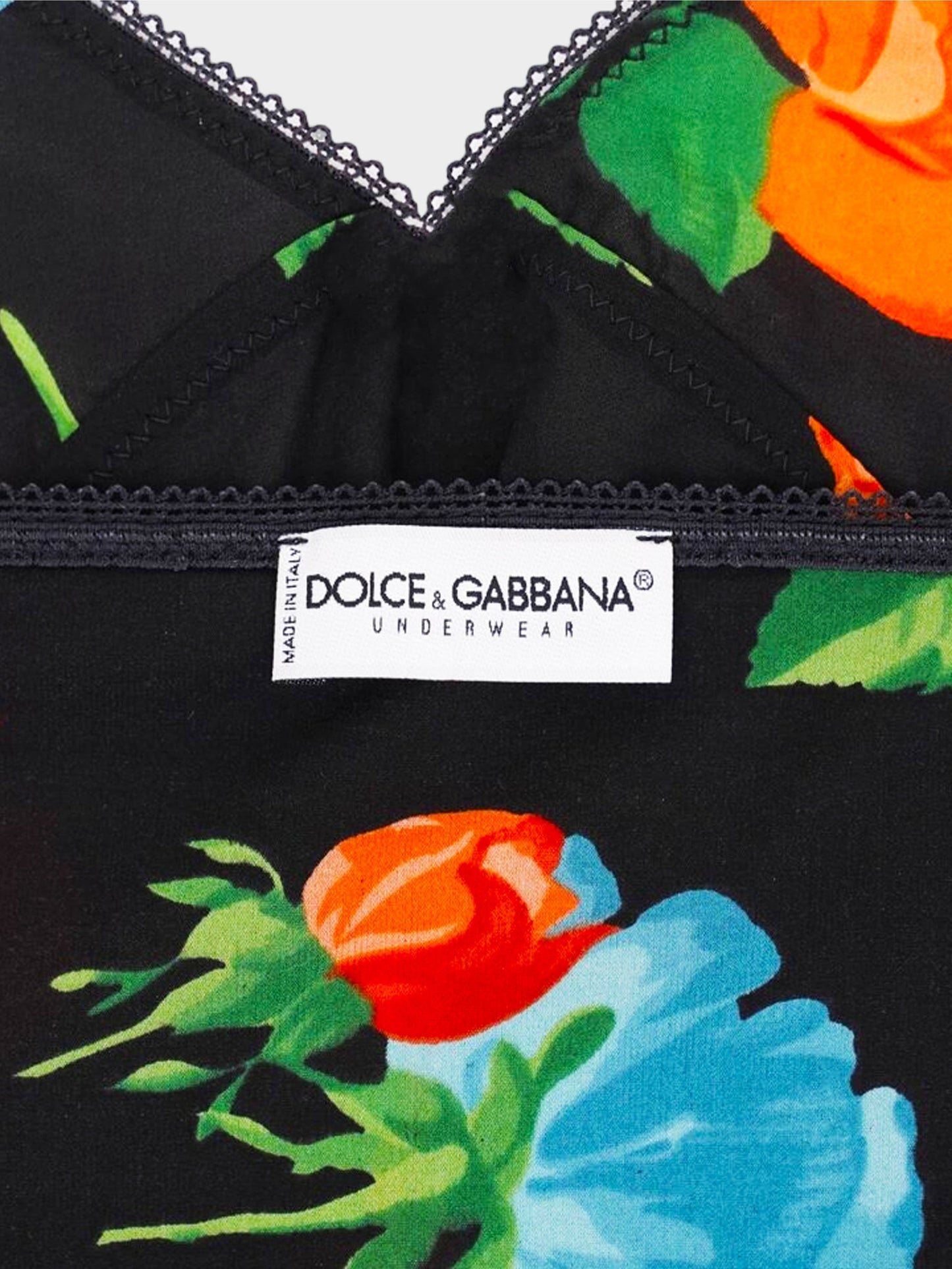 Dolce & Gabbana 2000's Rose Print Tank Top