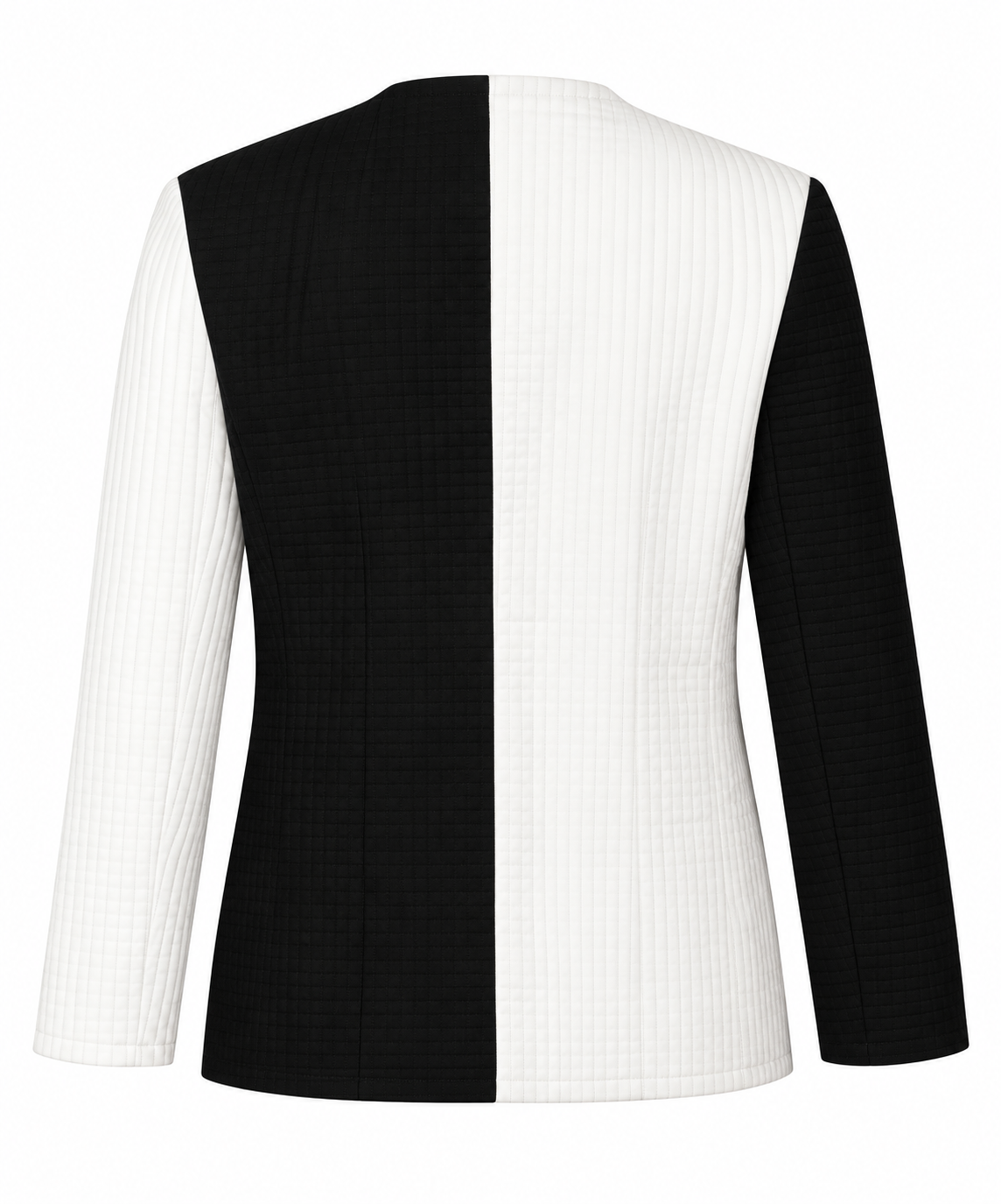 Courreges 1960's Black and White Color Block Jacket