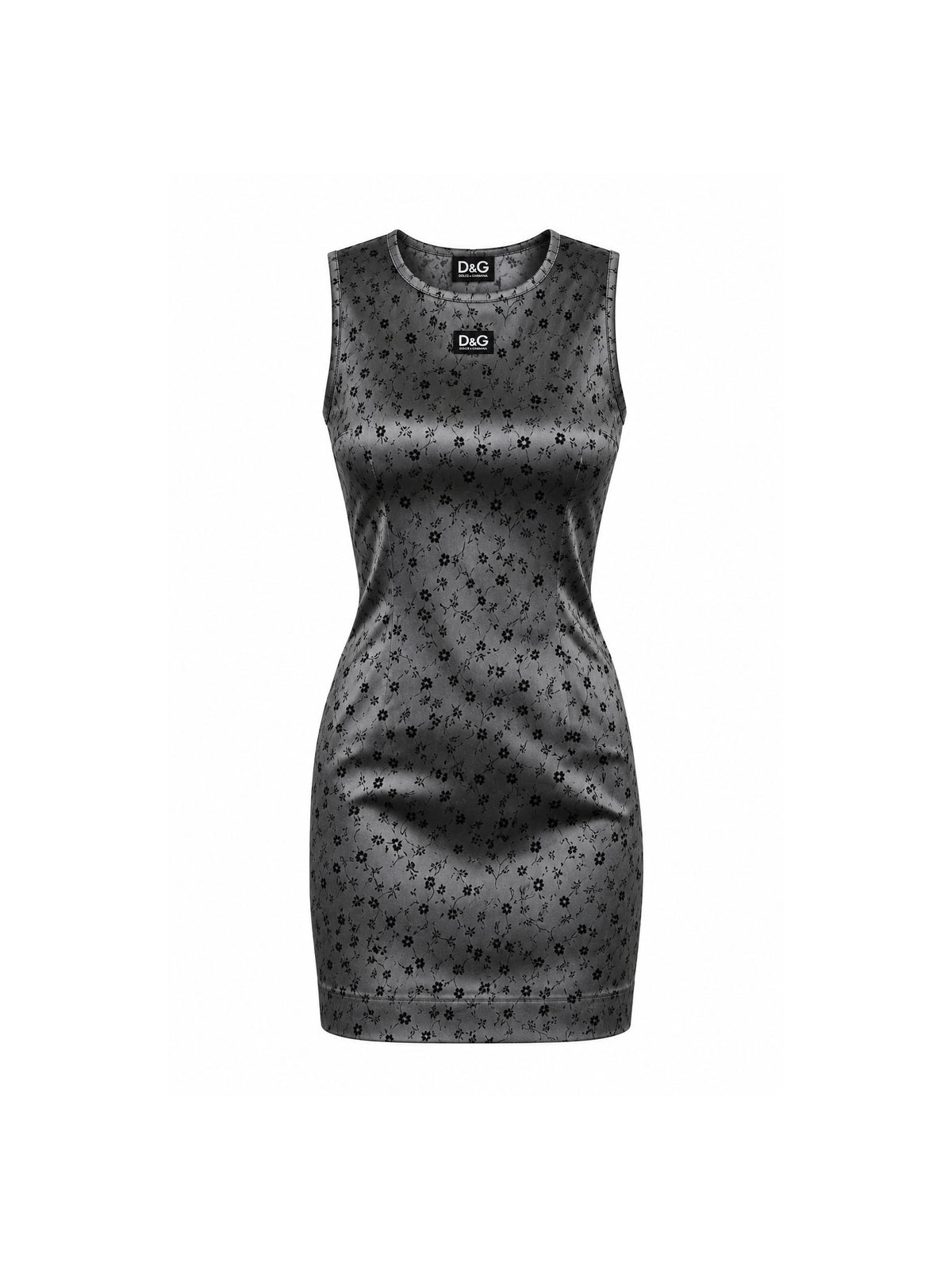 Vintage FW 1996 Dolce Gabbana D&G Floral Mini Dress Runway