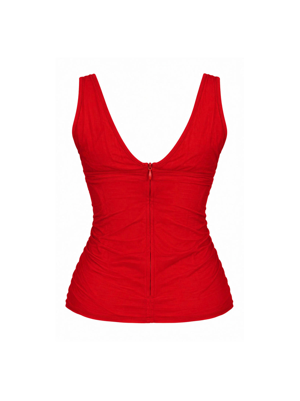 D&G Dolce Gabbana 1990's Red Top with Lace Bra
