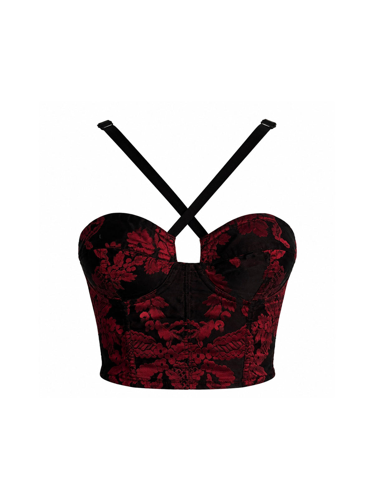Dolce & Gabbana FW 1991 Floral Corset Top