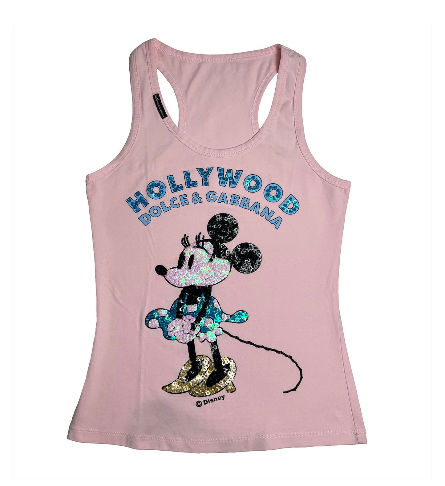 Dolce & Gabbana Disney Minnie Mouse Tank Top Pink