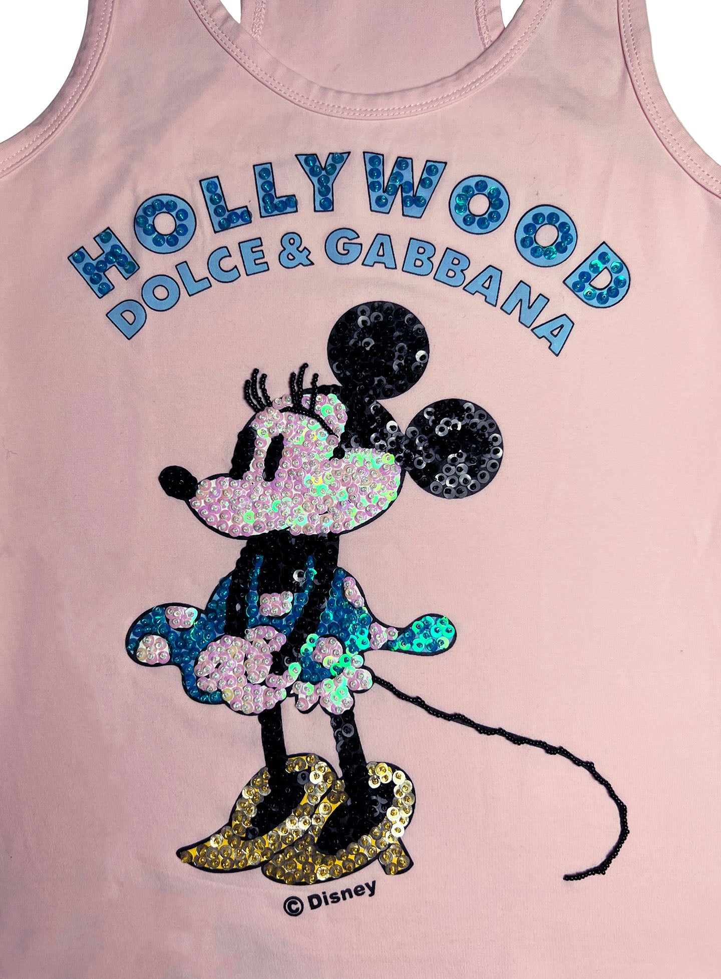 Dolce & Gabbana Disney Minnie Mouse Tank Top Pink