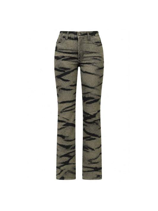 Just Cavalli 2000's Tiger Print Flared Pants