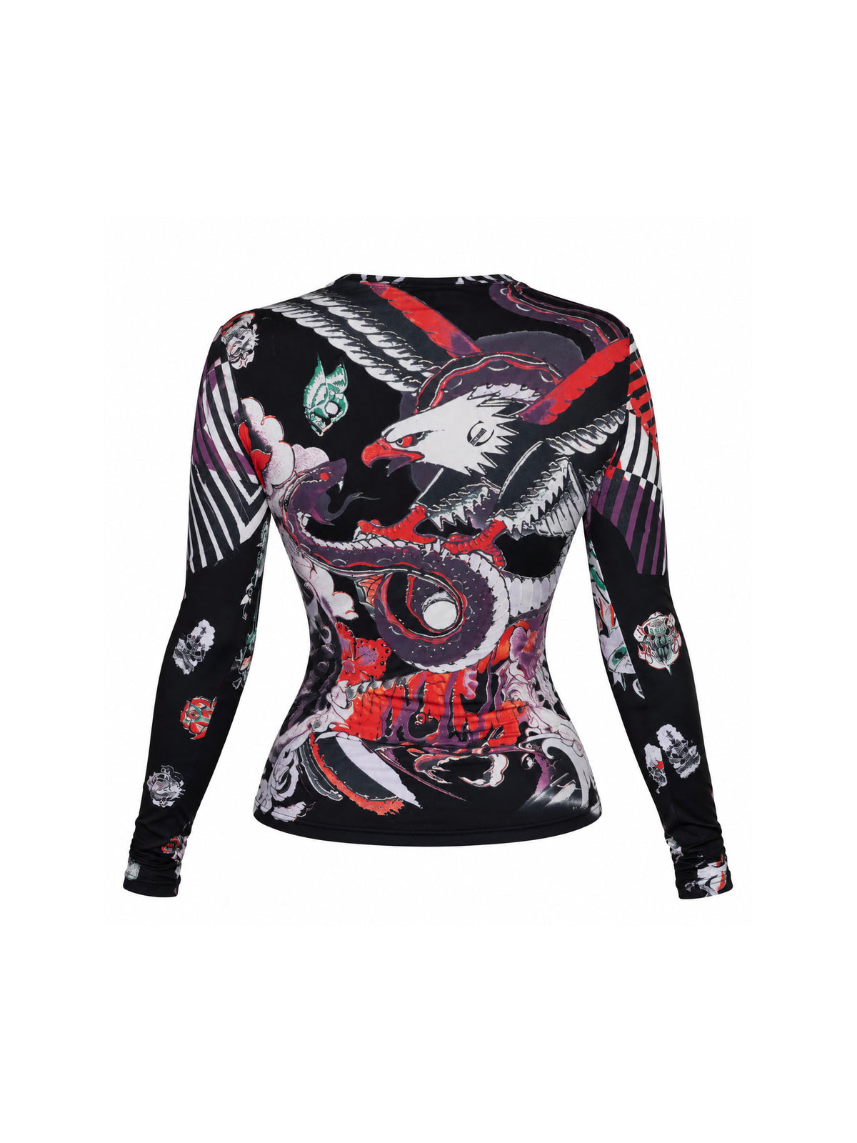 Just Cavalli 2004 Tattoo Long Sleeve Top