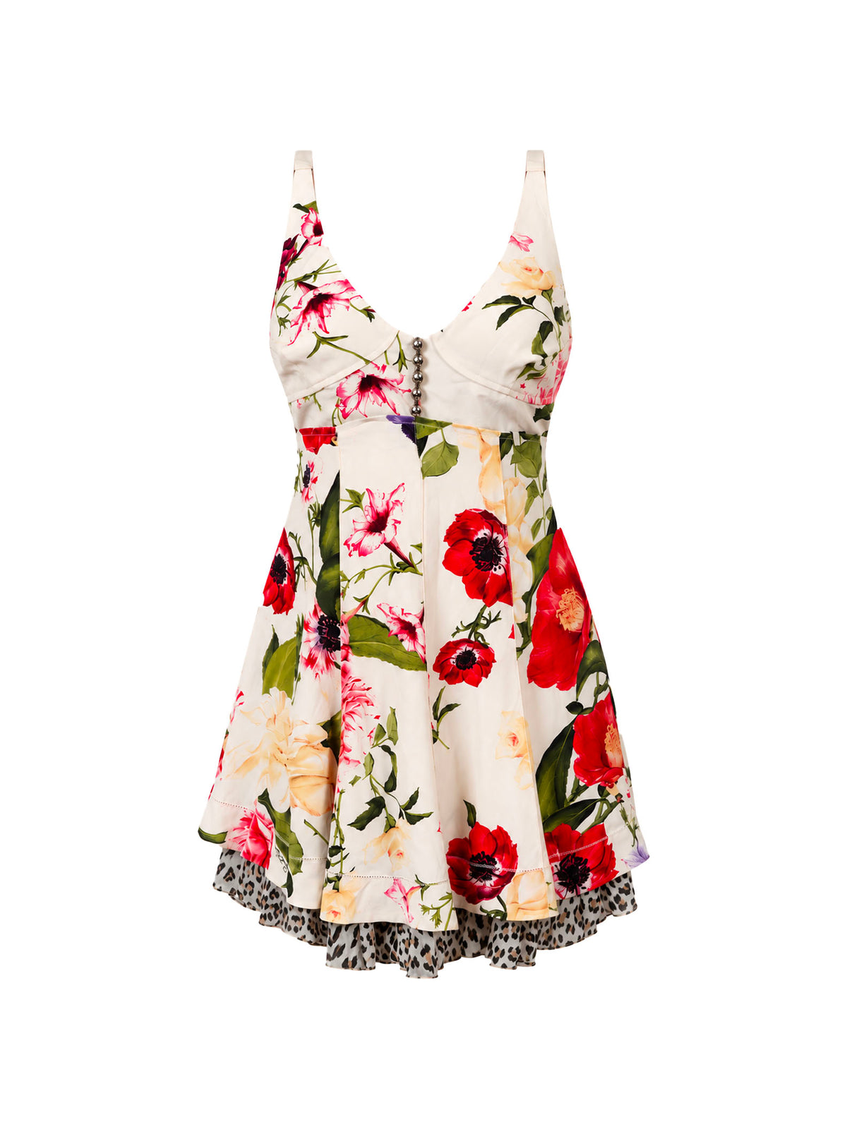 Roberto Cavalli Vintage Floral Silk Dress